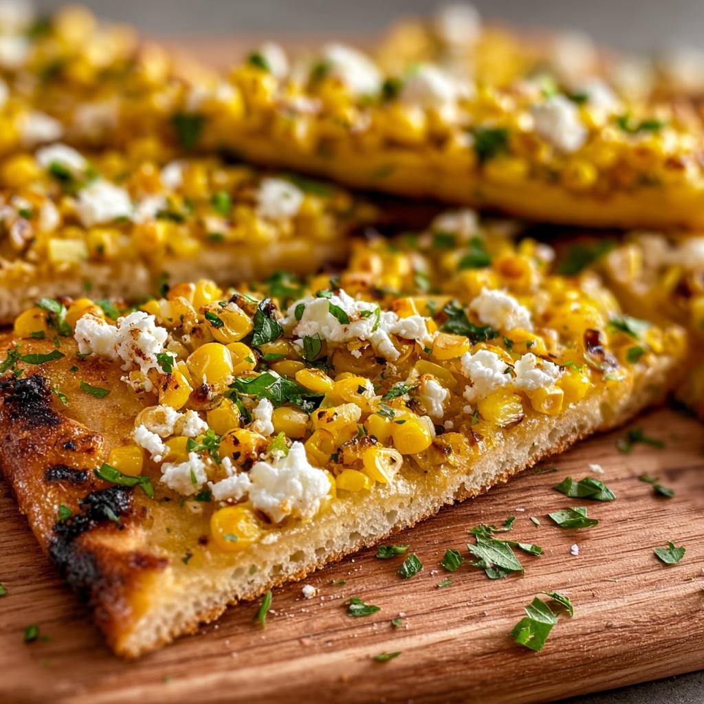 Sweet Corn Flatbread Recipe - Recipe Image