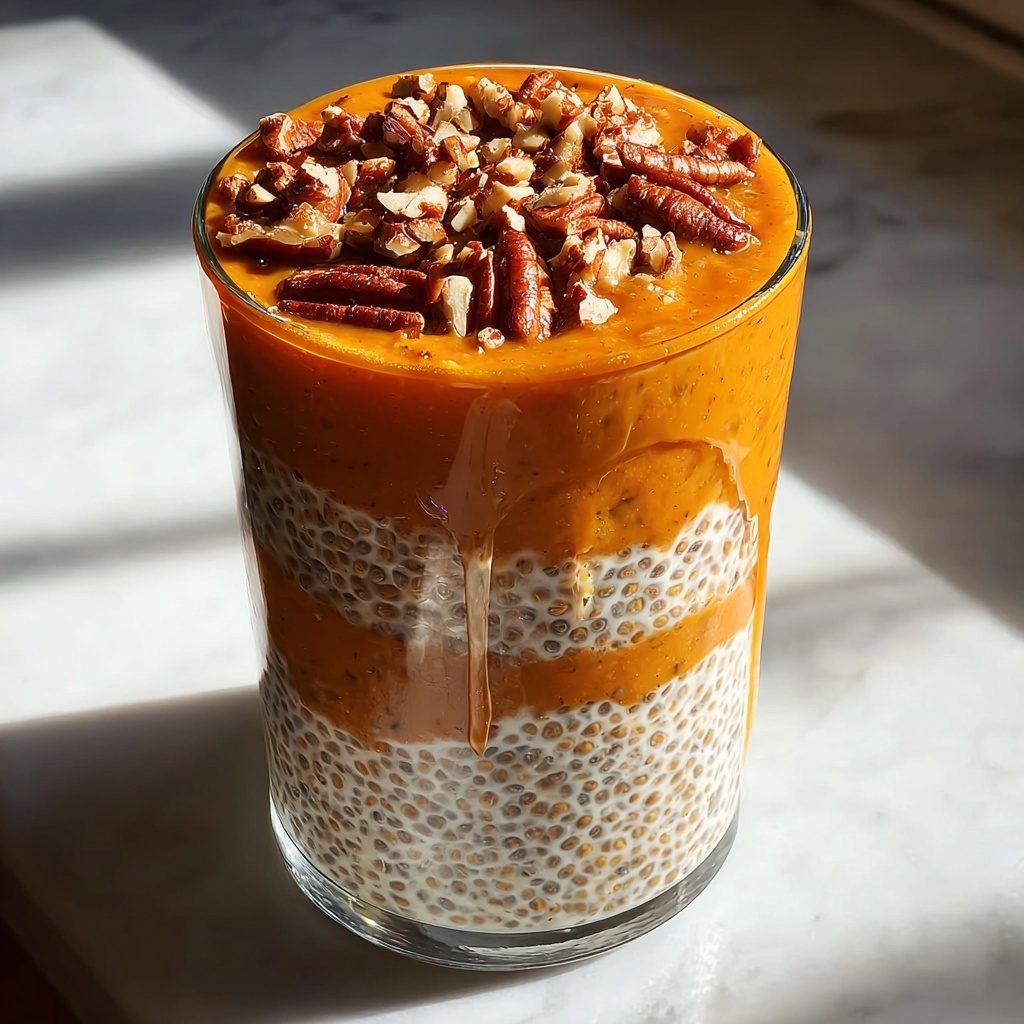 Pumpkin Pie Overnight Oats Recipe - Recipe Image