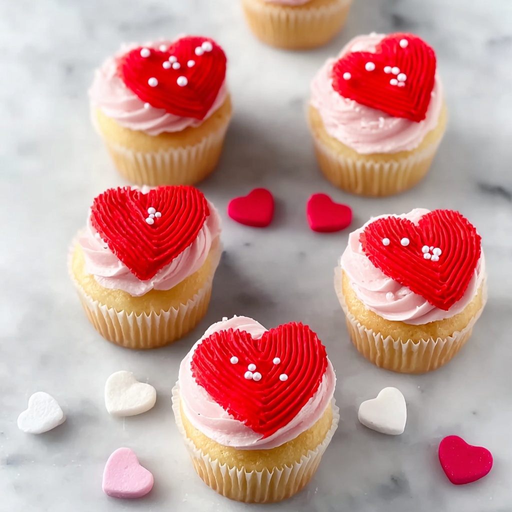 Heart-Shaped Cupcake Recipe - Recipe Image