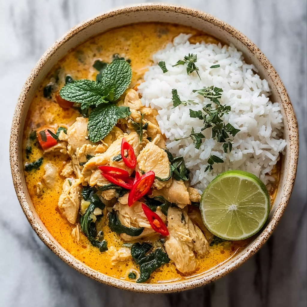 Summer Coconut Chicken Curry for Vibrant Home Cooking Bliss Recipe - Recipe Image
