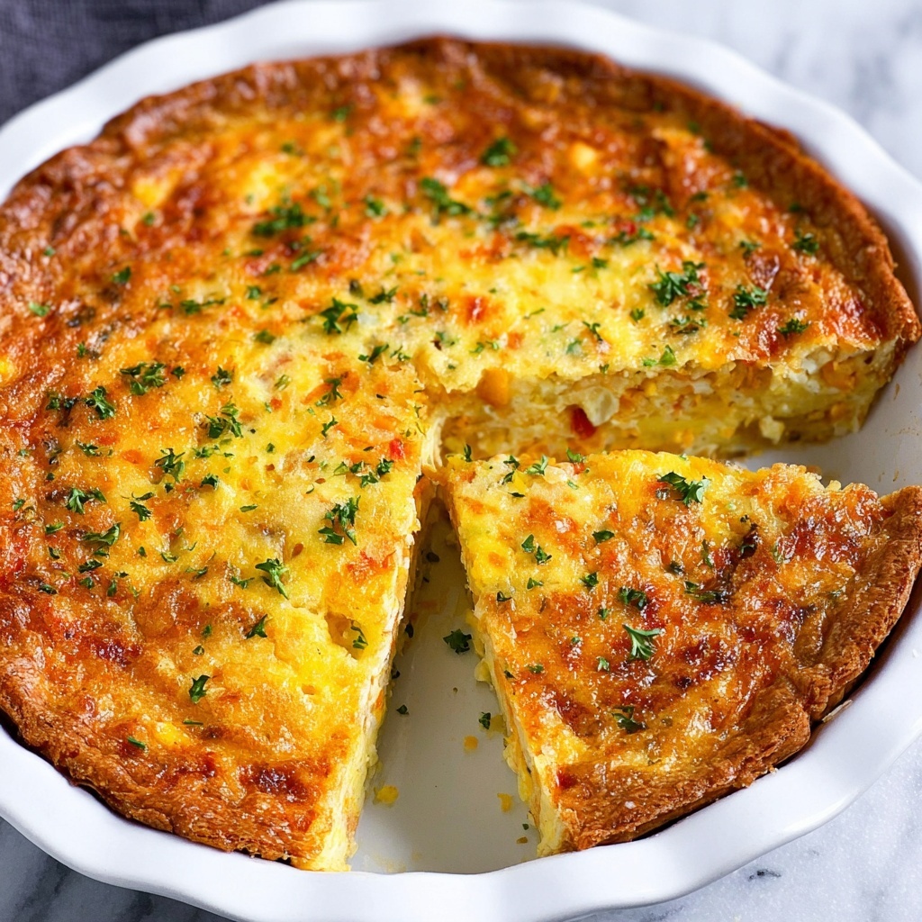 Sausage and Tater Tot Breakfast Quiche Recipe - Recipe Image