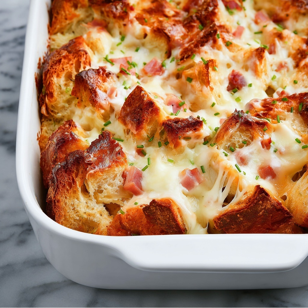 Bacon, Egg and Cheese Croissant Bake Recipe - Recipe Image