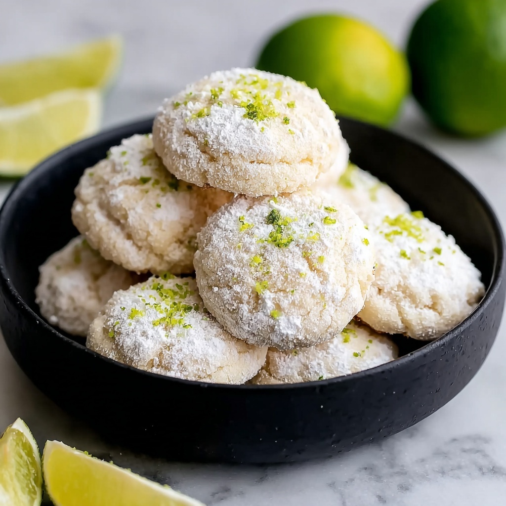 Lime Meltaways Cookies Recipe - Recipe Image