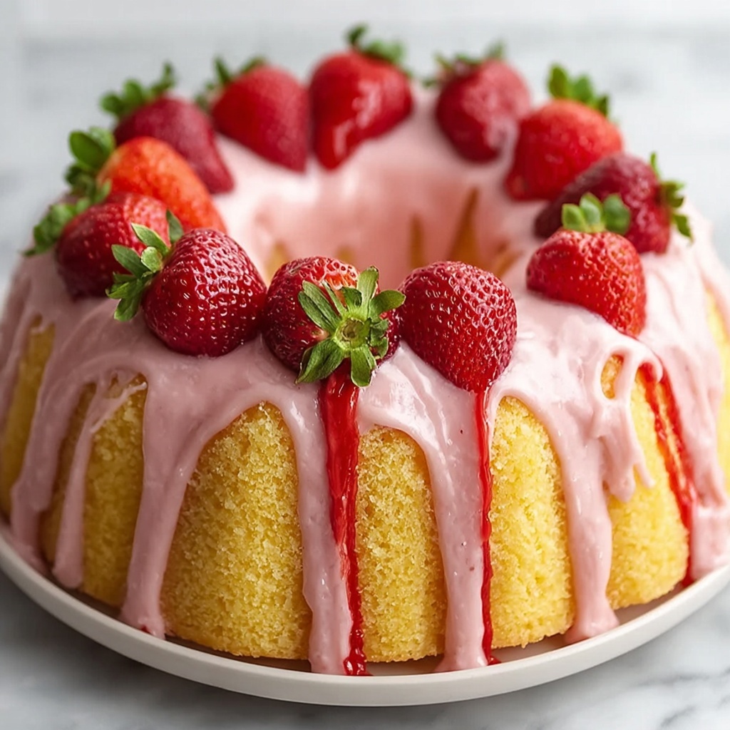 Strawberry Milkshake Pound Cake – Sweet Summer Nostalgia Recipe