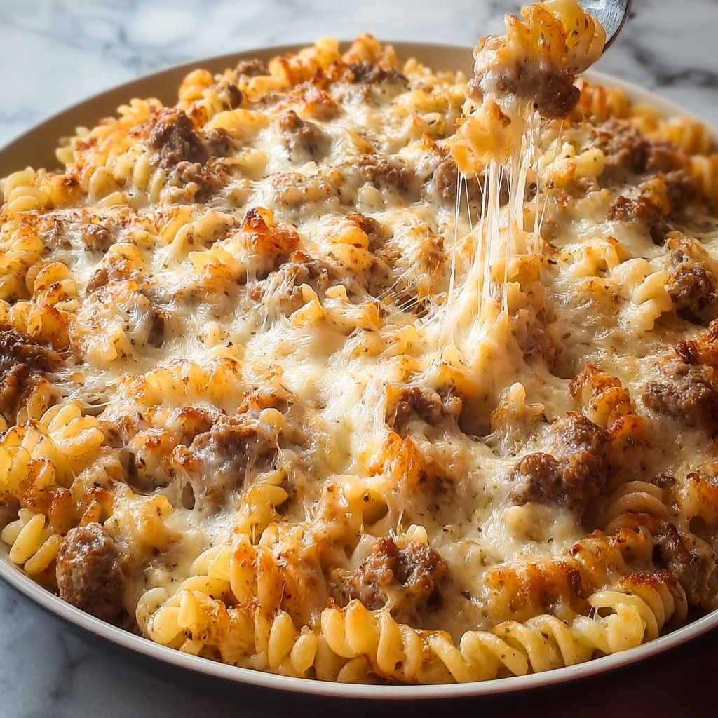 Creamy Slow Cooker Beef Pasta Recipe - Recipe Image