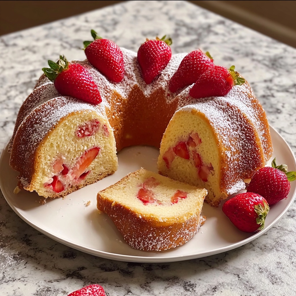 Mini Strawberry Bundt Cakes: 7 Sweet Bites of Joy Recipe - Recipe Image