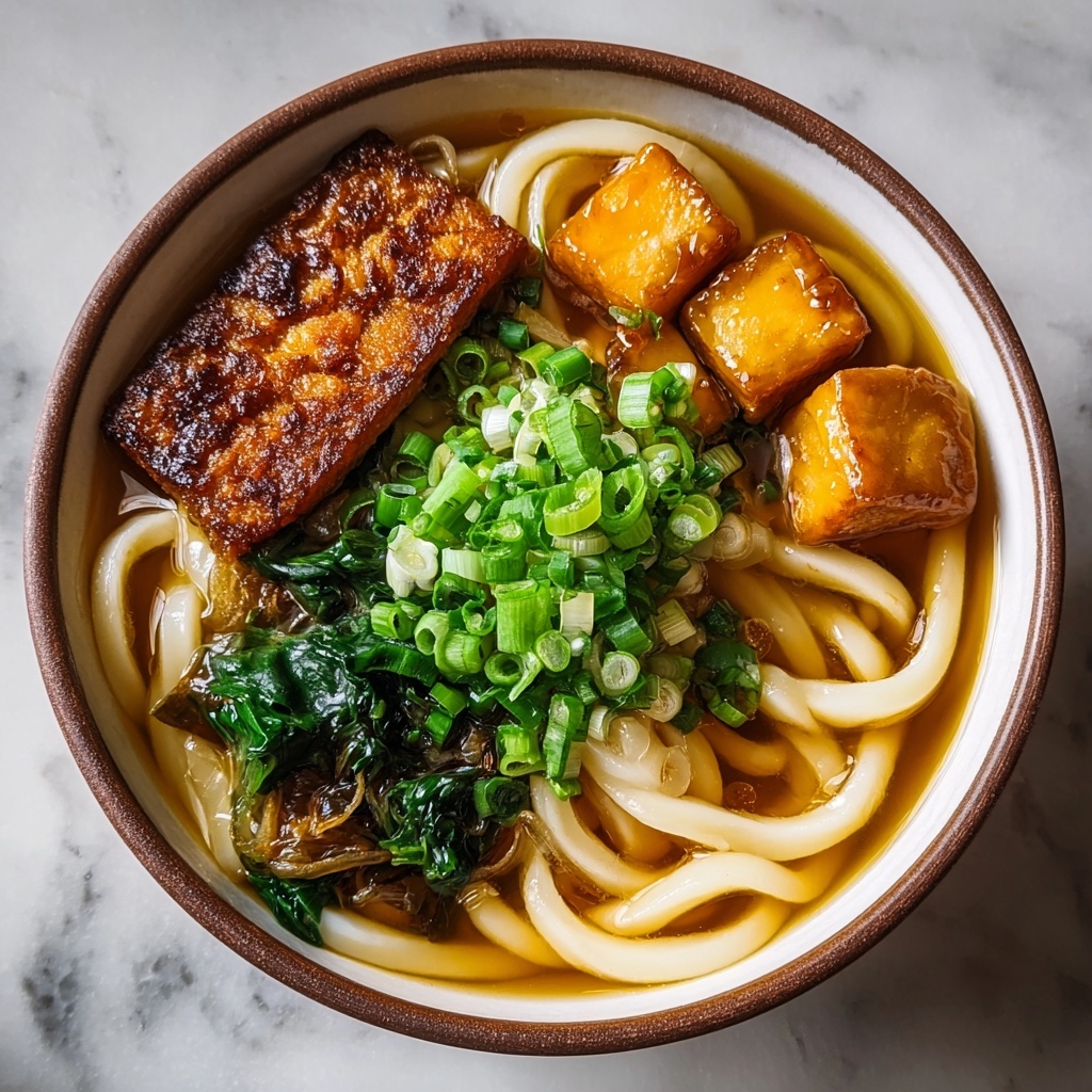 Japanese Curry Udon with Crispy Tofu Recipe - Recipe Image