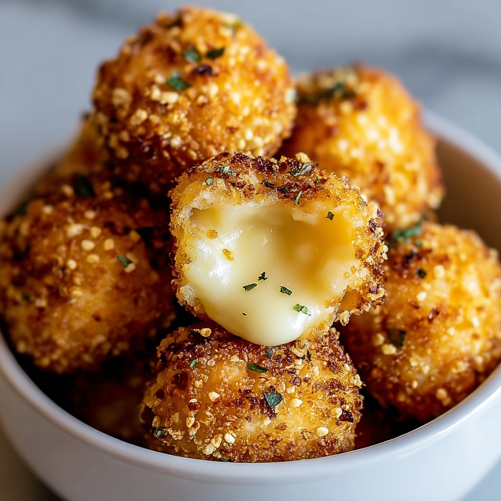 Cheesy Parmesan Mozzarella Bites Recipe - Recipe Image