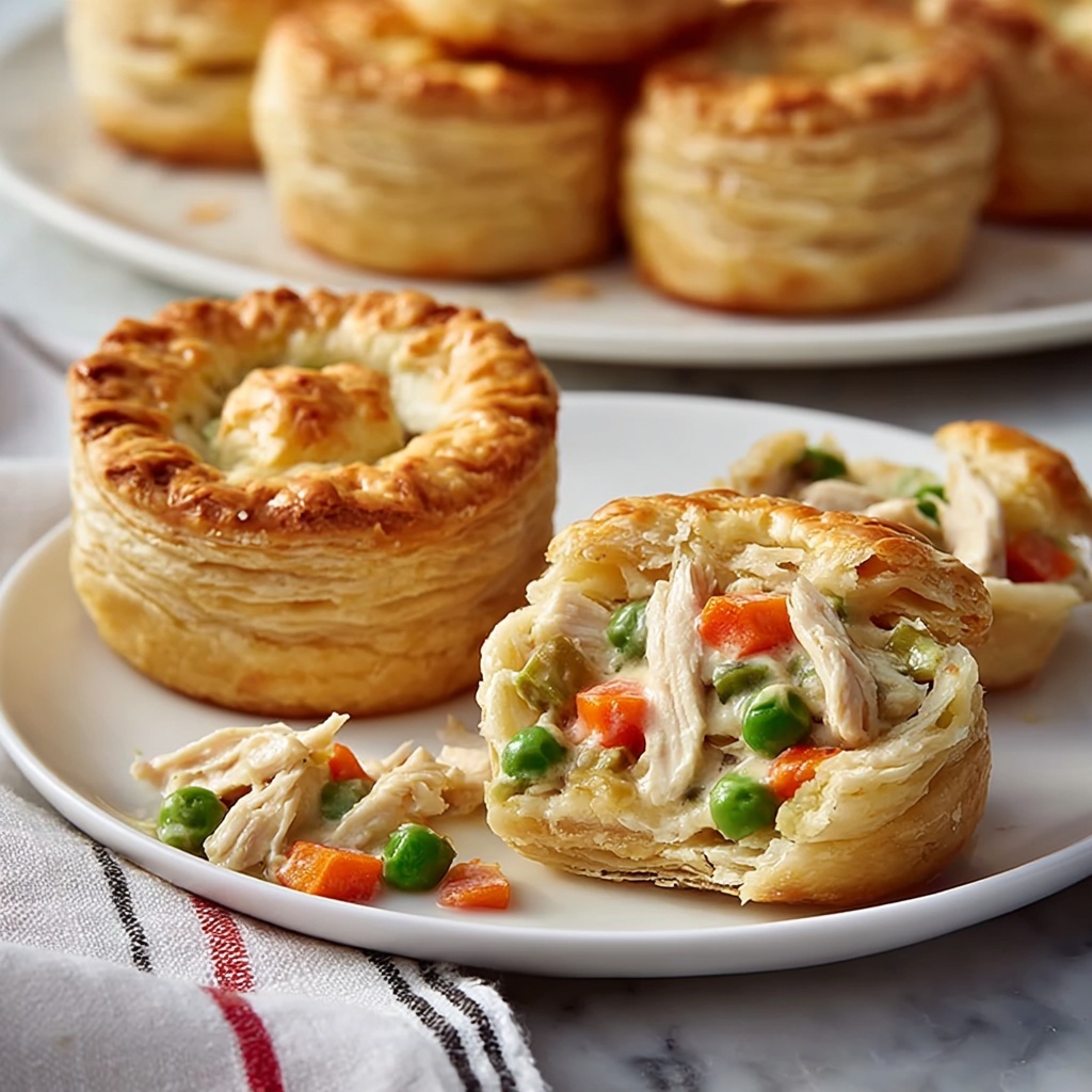 Mini Chicken Pot Pie with Grands Biscuits Recipe - Recipe Image