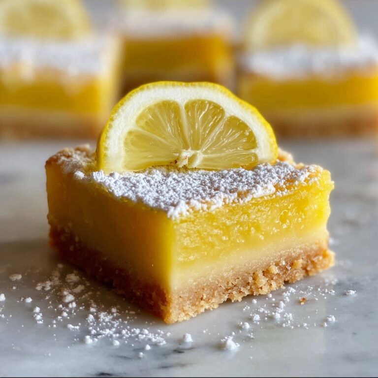 Classic Lemon Bars Recipe