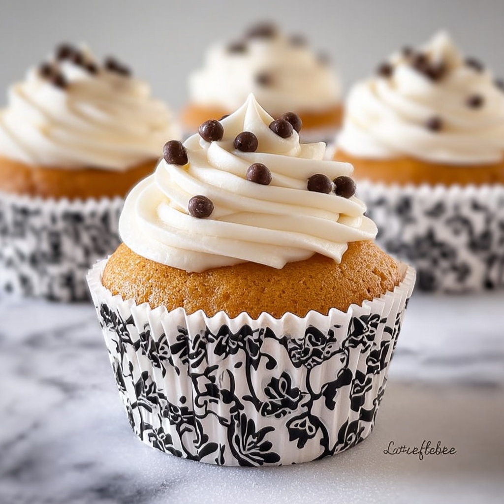 Chocolate Chip Cookie Dough Cupcakes Recipe - Recipe Image