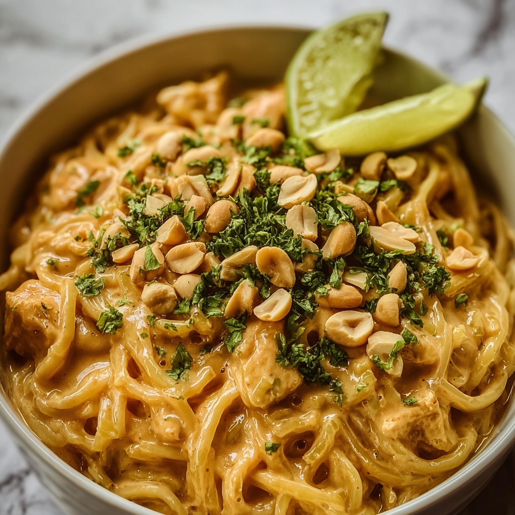 Peanut Chicken Noodles Recipe - Recipe Image