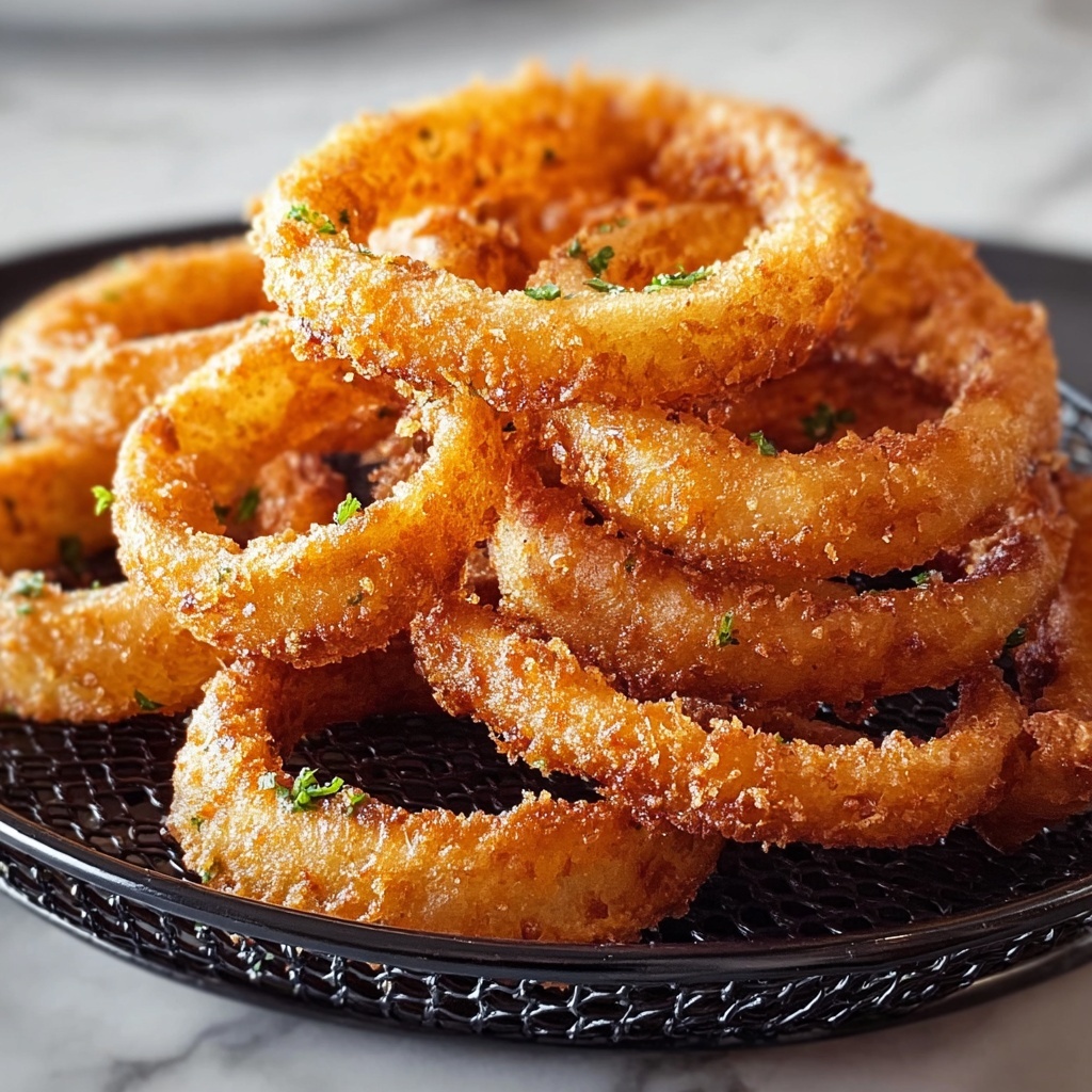 Air Fryer Frozen Onion Rings Recipe - Recipe Image