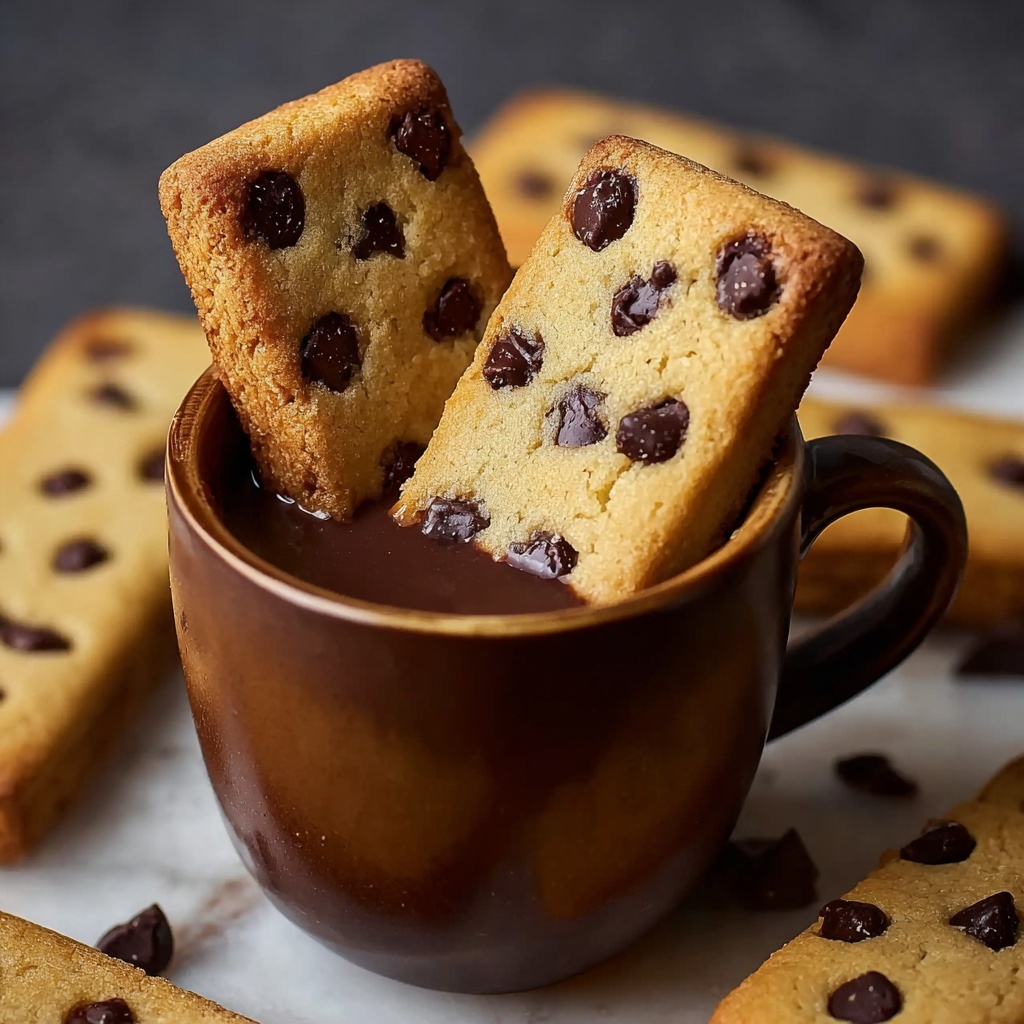 Delicious Chocolate Chip Cookie Dippers for Effortless Dunking Recipe - Recipe Image