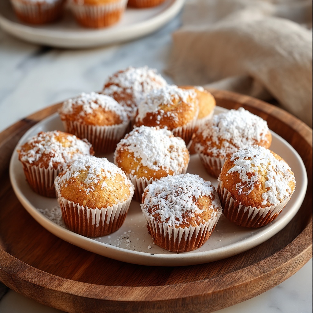 Old Fashioned Cake Doughnut Mini Muffins Recipe - Recipe Image