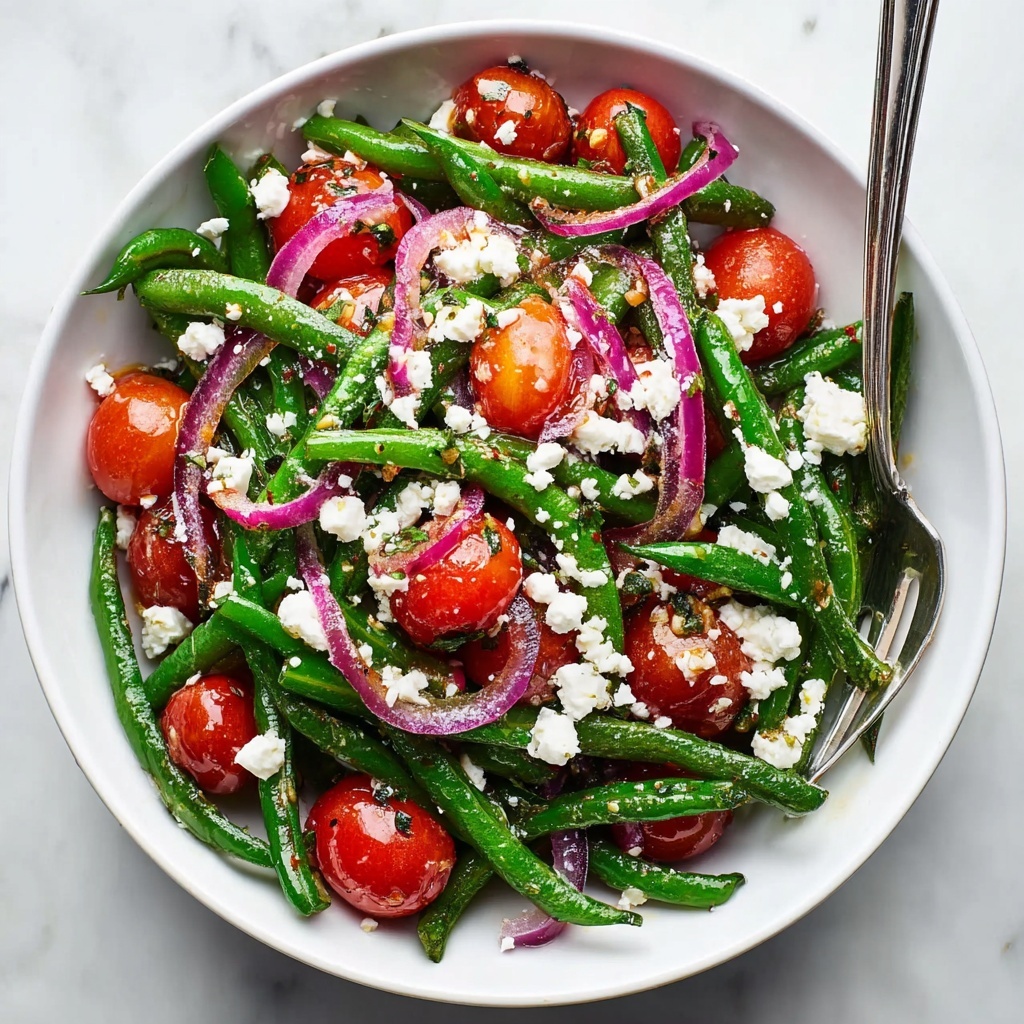 Green Bean, Cherry Tomato, and Feta Salad Recipe - Recipe Image