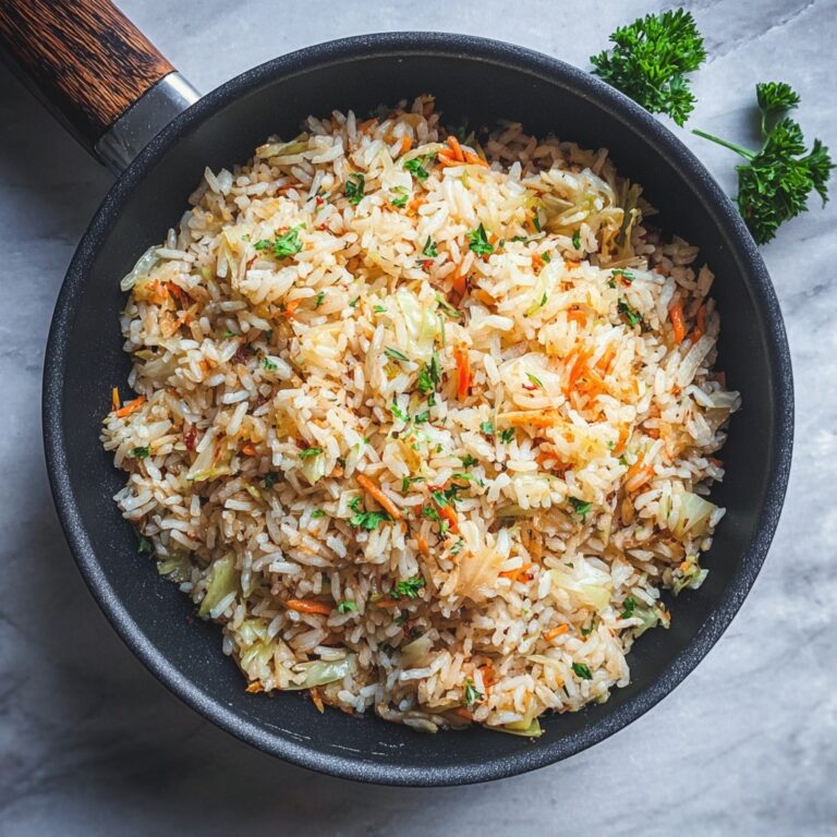 Delicious Cabbage Rice: A Quick & Healthy Homemade Delight Recipe