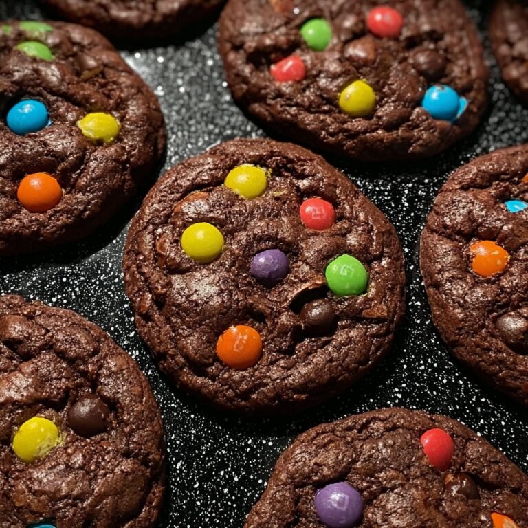 Chocolate M&M Cookies Recipe