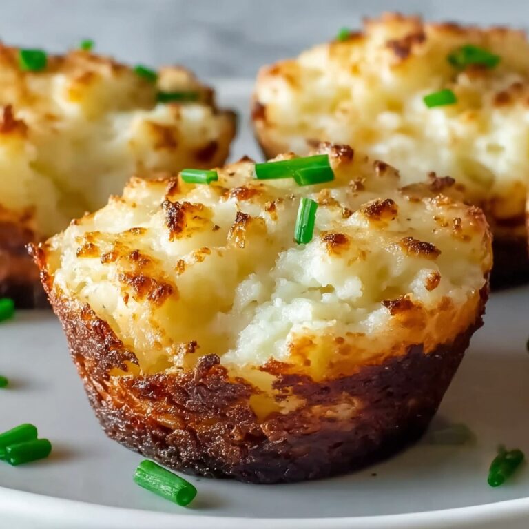 Garlic Parmesan Mashed Potato Cups Recipe