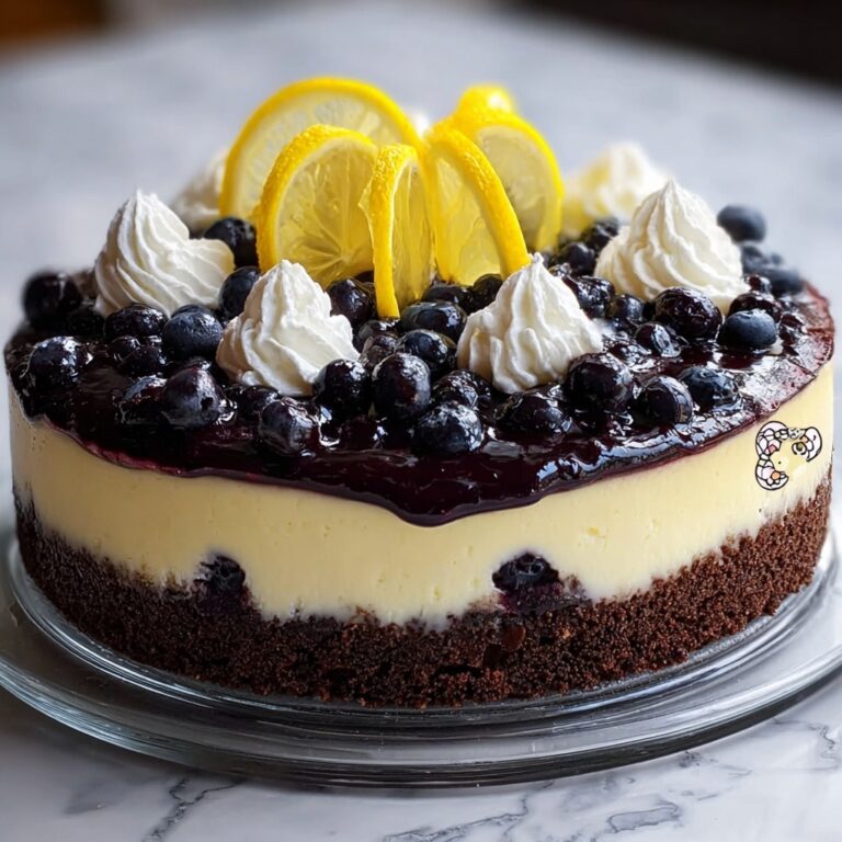 Lemon Blueberry Cheesecake Recipe