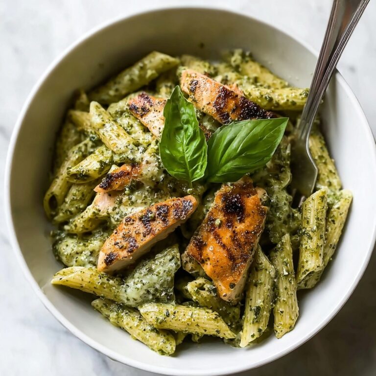 Creamy Chicken Pesto Pasta Recipe