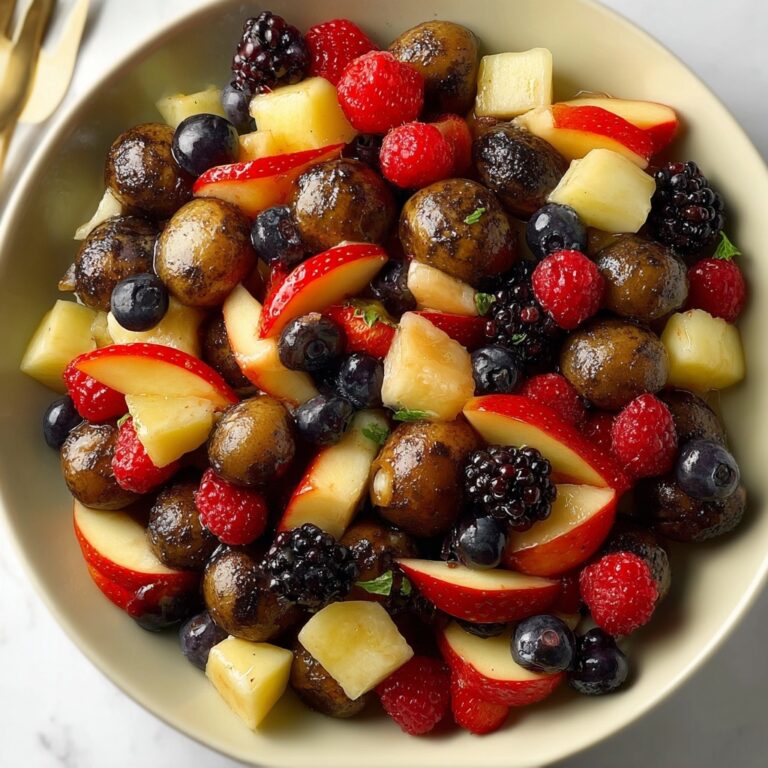 Fall Fruit Salad with Maple Cinnamon Dressing Recipe