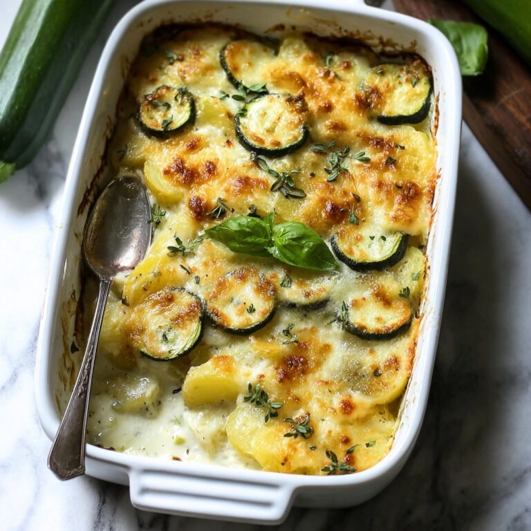 Creamy Zucchini Gratin Recipe