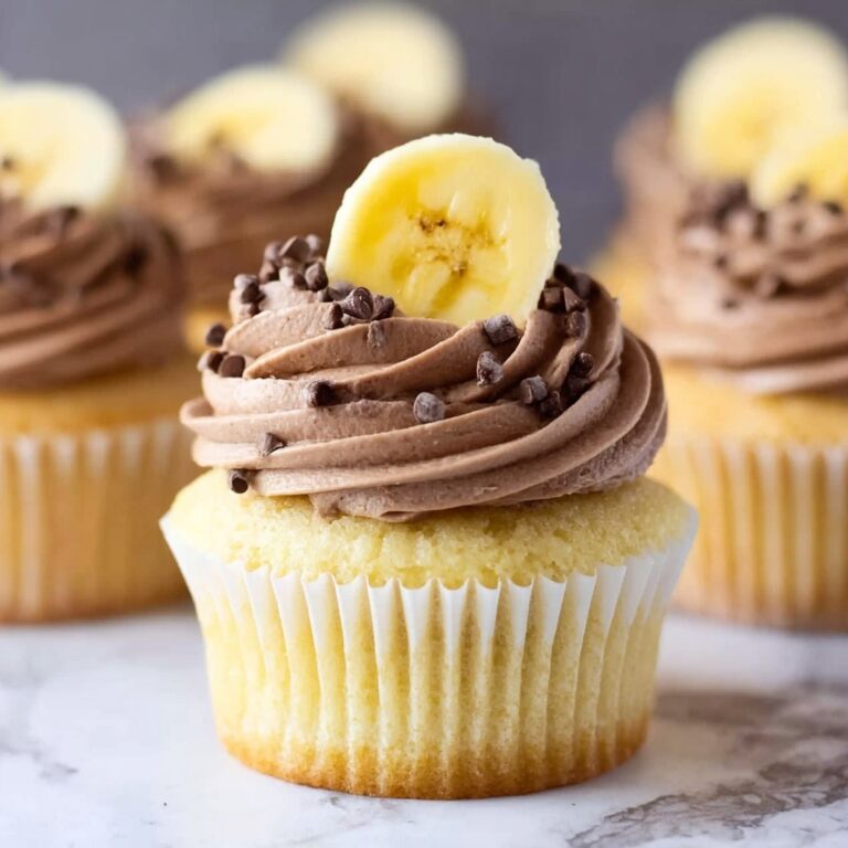 Decadent Banana Nutella Cupcakes Recipe