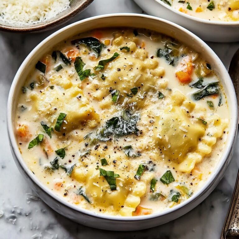 Creamy Ravioli Soup Recipe