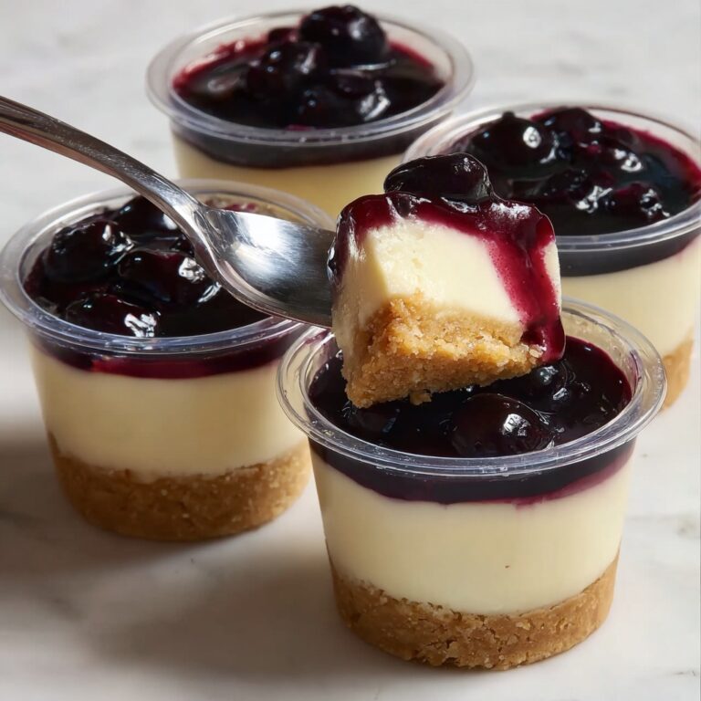 Juicy Mini Lemon Blueberry Cheesecakes to Indulge Your Senses Recipe