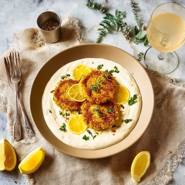 Easy Chickpea Patties with Lemon Garlic Aioli Recipe