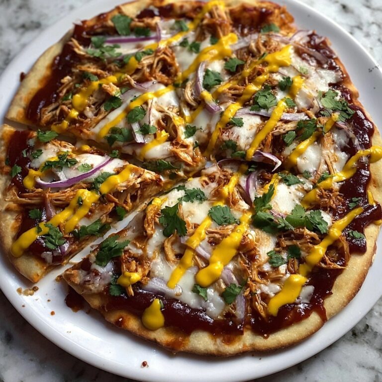 BBQ Chicken Flatbread Pizza Recipe