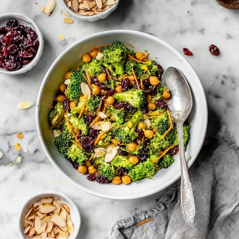 Vegan Curried Broccoli Chickpea Salad Recipe