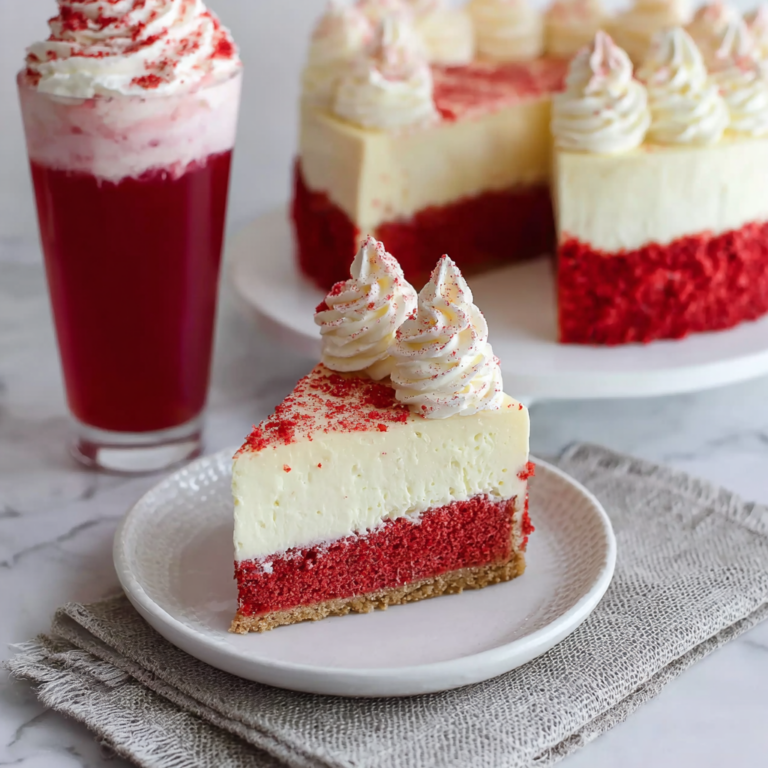 Red Velvet Cheesecake Dessert Recipe