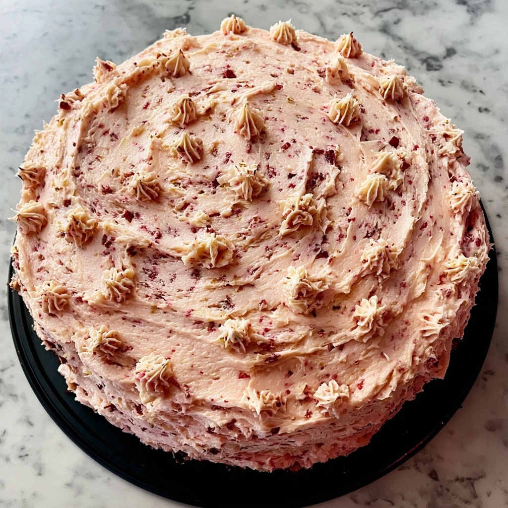 Strawberry Italian Cream Pound Cake Recipe - Recipe Image