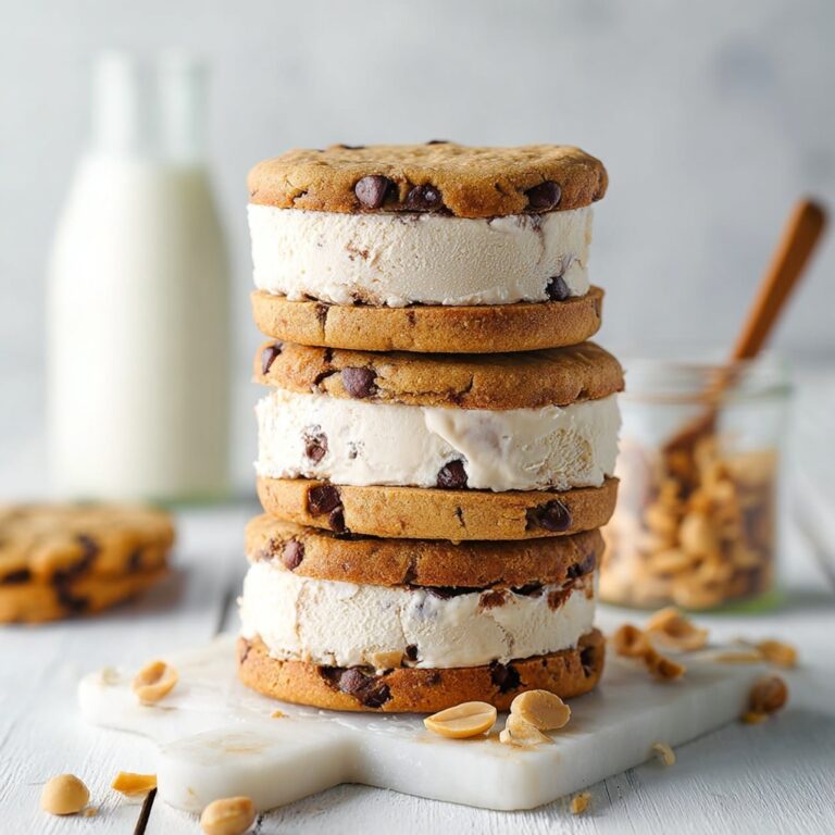 Vegan Banana Ice Cream Sandwiches with Peanut Butter and Chocolate Recipe