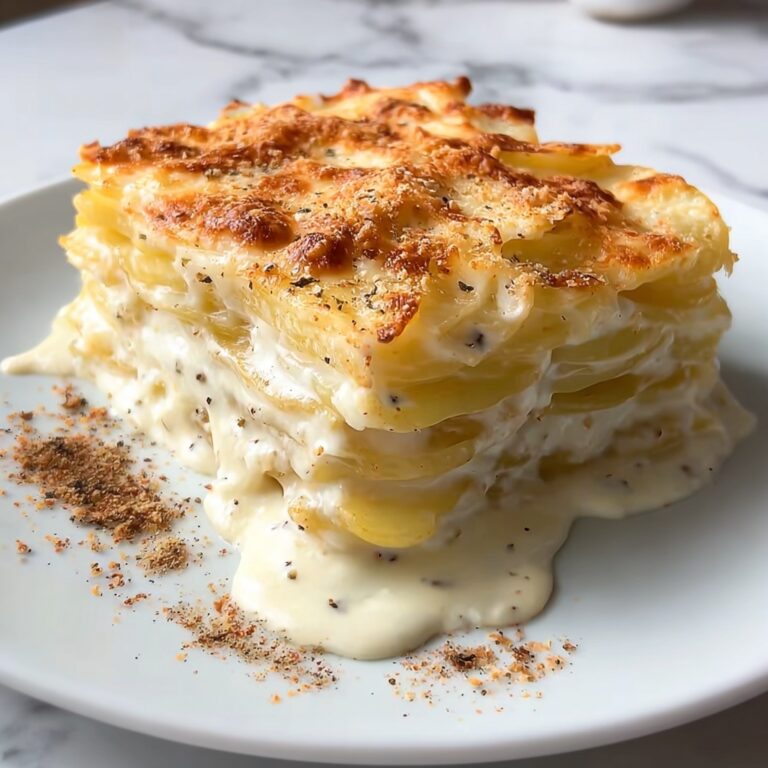 Cheesy Potato Gratin: 5 Layers of Comforting Delight Recipe