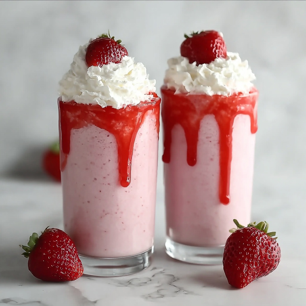 Strawberry Cream Frappuccino Recipe - Recipe Image