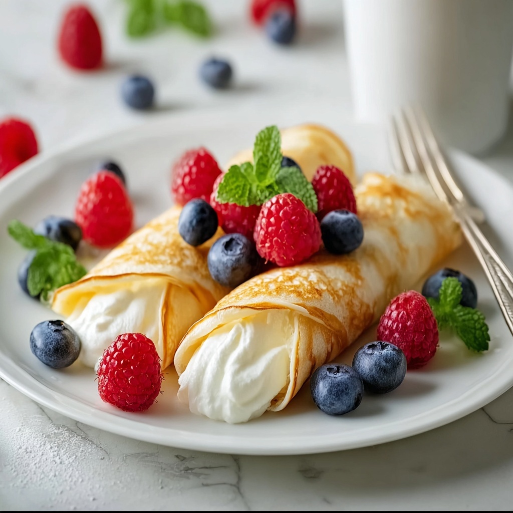 Keto Crepe Rolls Recipe - Recipe Image