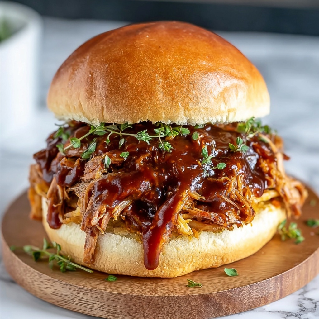 Slow Cooker Pulled BBQ Chicken Recipe - Recipe Image