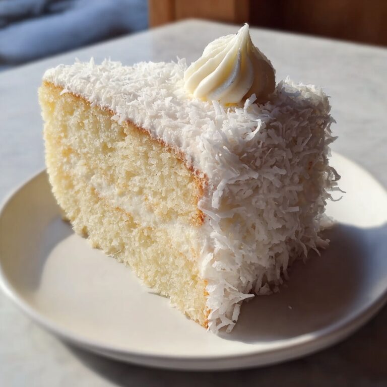 Christmas Coconut Snow Cake Recipe