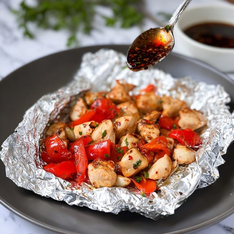 BBQ Chicken Pineapple Foil Packets Recipe