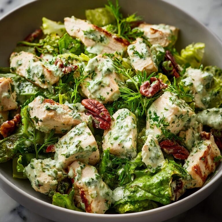 Green Goddess Chicken Salad Recipe
