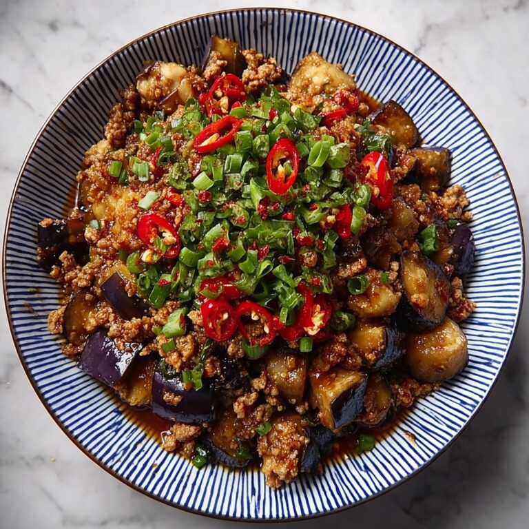 Spicy Eggplant Stir-Fry with Ground Turkey Recipe