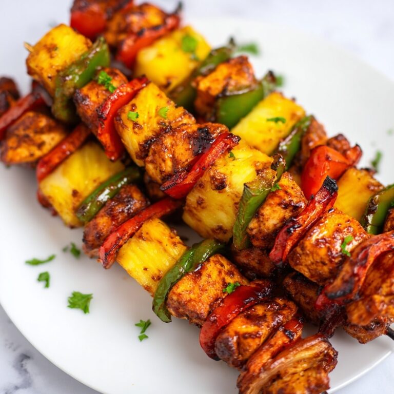 Sweet BBQ Chicken Kebabs Recipe