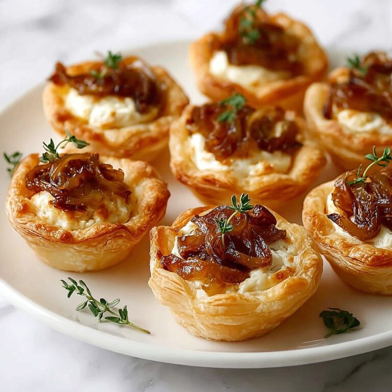 Irresistible Caramelized Onion and Goat Cheese Tarts Recipe