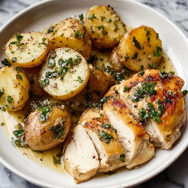 Garlic Parmesan Chicken and Potatoes Recipe