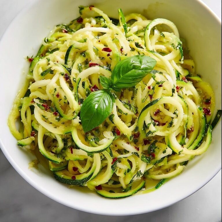 Lemon Zucchini Noodles Recipe