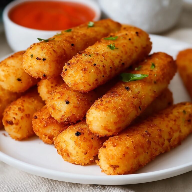 Melt-in-Your-Mouth Potato Cheese Sticks Perfect for Snacking Recipe
