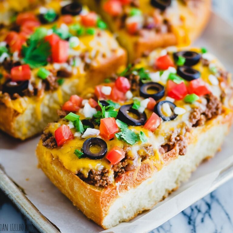 Taco French Bread Pizza Recipe
